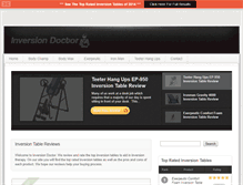 Tablet Screenshot of inversiondoctor.com